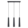 Lampa wisząca PRYSM 3L czarna