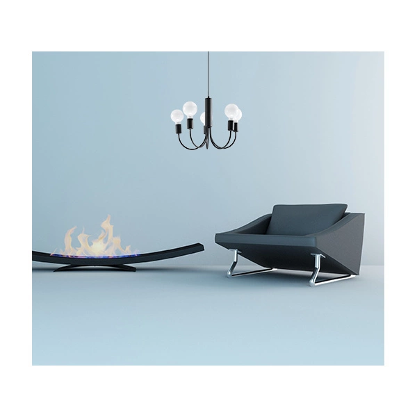 Żyrandol PICCOLO 5 SL.0855 czarny 5xE27