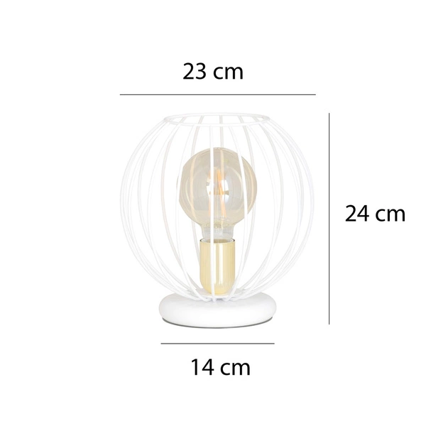 Lampa biurkowa Emibig ALBIO LN1 Biały 145/LN1