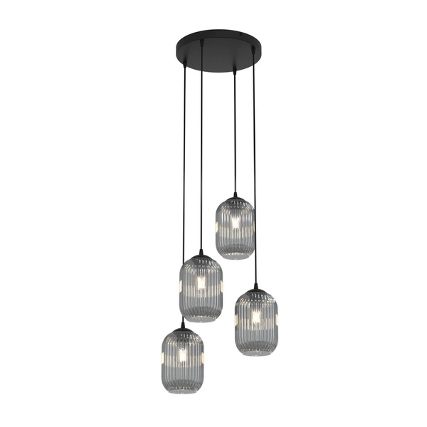 Lampa wisząca Emibig VERDI 4PREM BL GRAFIT 1434/4PREM