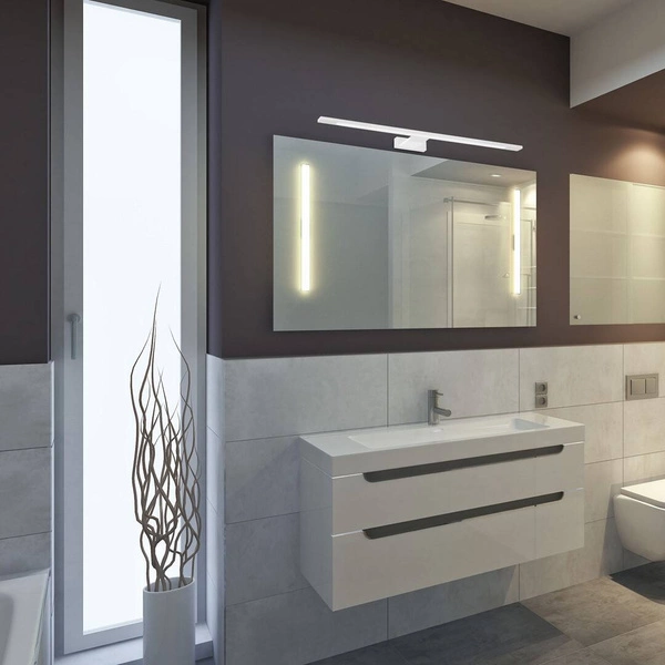 Kinkiet nad lustro LED biały SHINE WHITE 12W LED 60cm