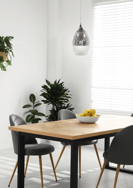 Lampa wisząca CELIA 31-51561 chrom 1x60W E27