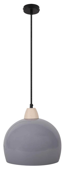 Lampa wisząca MONROE 31-78360 szara 1x60W E27