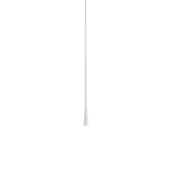 Lampa wisząca nowoczesna sopel IBRE 7W ciepła 3000K biały śr. 3,2cm