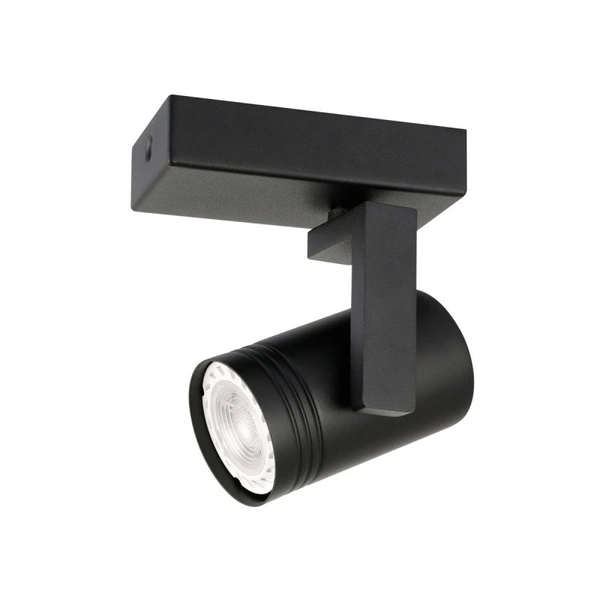 Lampa sufitowa reflektor SPIELA dł. 11cm GU10 | czarny