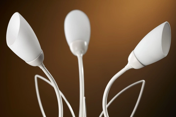 Klasyczna Lampa biurkowa GLORIOSA wys. 46cm 3xG9 14W IP20 | piaskowo-szary