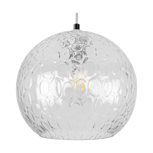 Lampa wisząca Universe 1xE27 Max.60W Chromowany metal/Przezroczyste PCV/Przezroczyste szkło 9722100