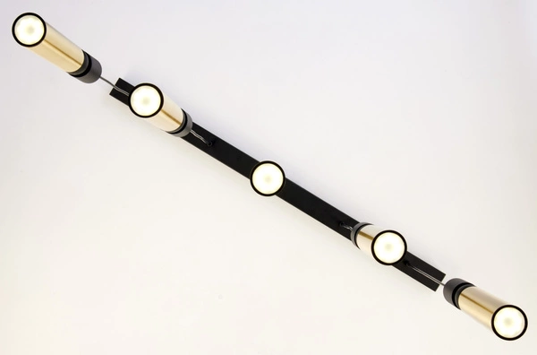 Nowoczesna Lampa wisząca ALAS wys. 120cm 5xG10 14W IP20 | Złoty