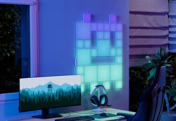 Nanoleaf Blocks Combo XL Starter Kit - panele świetlne (10 sztuk, 1 kontroler)