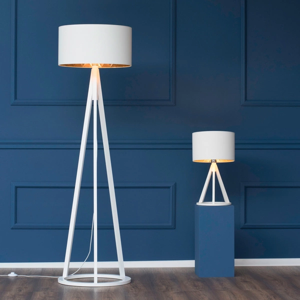 Victoria Lampa Podłogowa 1xE27 Max,60W Biały/Biały-Miedziany/Biały 6432802