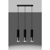 Lampa wisząca LOOPEZ 3L SL.0942 czarny/chrom 3xGU10