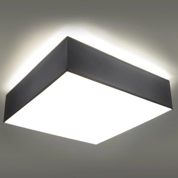 Plafon Sollux HORUS 35 Lampa sufitowa PVC, Stal, szary 2 x 15W LED, SL.0137
