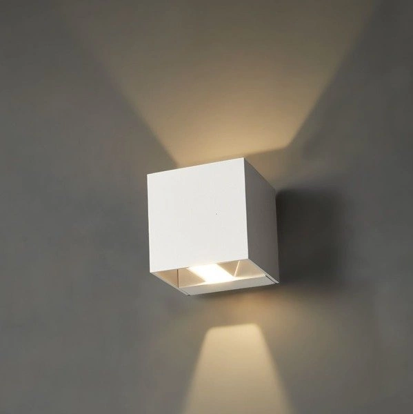 Kinkiet zewnętrzny CUBE SZARY antracyt 10cm