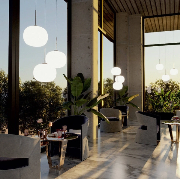 Lampa wisząca JUKON, czarny/biały, 1x60W E27