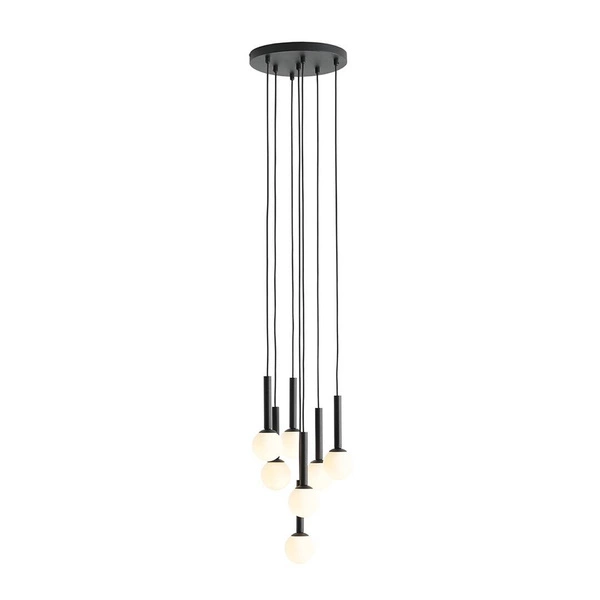 Aldex LAMPA WISZĄCA RIU 7 RING ALL BLACK 1117T1