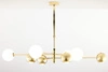 Nowoczesny Żyrandol MOKA wys. 47-69cm 4xG9 4xGU10
14W IP20 | Złoty