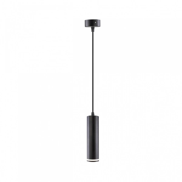 MADARA MINI RING GU10 ZWIS BAZA 230V IP20 fi55*200mm CZARNY kabel 1m