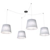 Lampa wisząca Emibig ASCOT 4 GRAY 1424/4