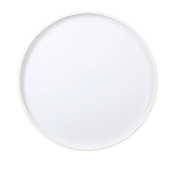 Texas lampa sufitowa plafon biały 15w led 29 cm klosz biały efekt sky