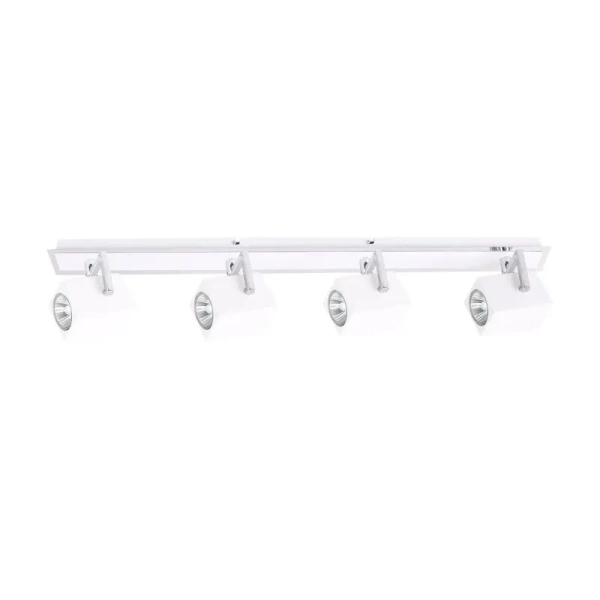 Lampa sufitowa reflektor MATEO dł. 76cm 4xGU10 | biały