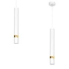 Lampa wisząca JOKER, MLP6081, biały/złoty, 1x8W GU10