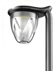 Lampa ogrodowa SOLARA BRILO 74cm 1W LED barwa zmienna | czarny