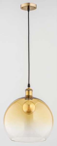 Lampa wisząca ALFA BETA ŻÓŁTA 1xE27 30cm | 61096