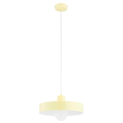 Lampa wisząca ALFA NEVERA ŻÓŁTA 1xE27 34cm | 61450