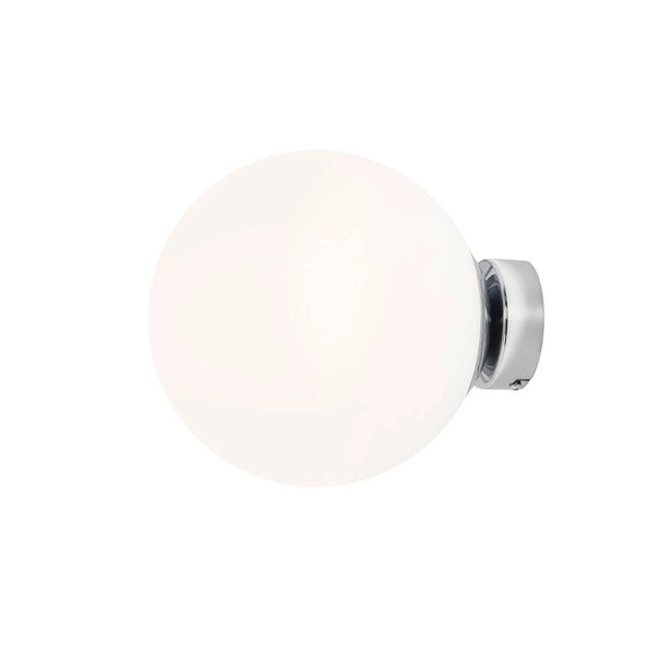 Aldex Kinkiet BALL 1076C4_M, 20 cm, chrom/biały, 1x60W E27