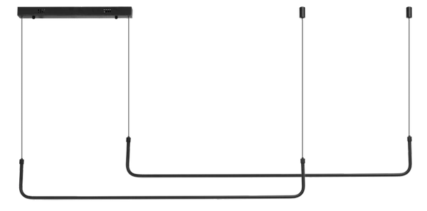 Azzardo MARIO PENDANT 1 CCT DIMM BK + REMOTE CONTROL 5445