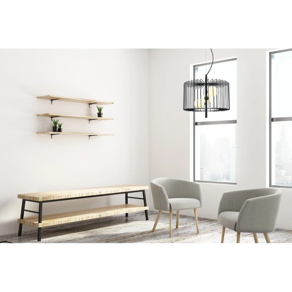 ,Lampa wisząca DAREN,, MDM-3937/3 GD,, złoty/biały/czarny,, 3x25W G9,