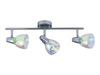 Lampa Sufitowa Kora 3xE14 Max.40W Chrom Metal/Wielokolorowe Szkło 2407328