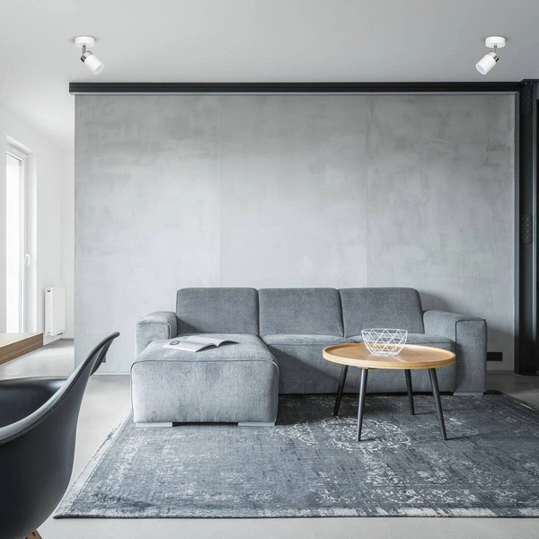 Kinkiet nowoczesny reflektorek tuba JOKER biały