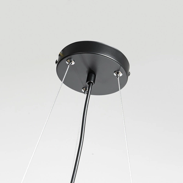 Lampa wisząca REUS czarna 47cm