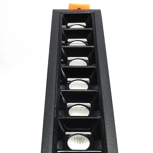 Lampa liniowa LED DARLI podtynkowa 30W 4000K neutralny | czarny