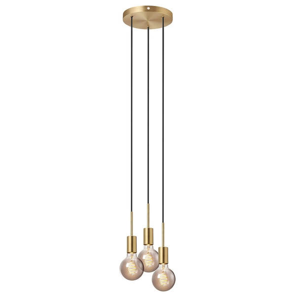 Lampa wisząca PACO E27 25W Metal | Mosiądz
