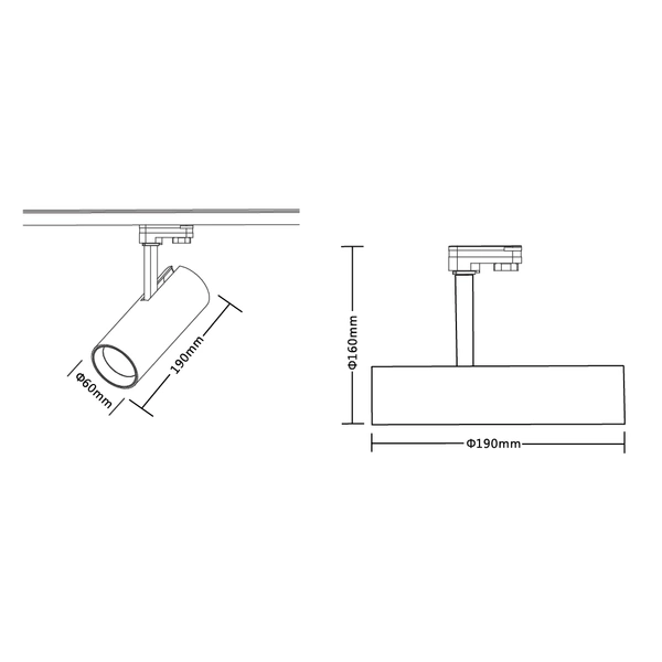 Reflektor Sumba 20W 2700/4000K Czarny 3 Obwodowy