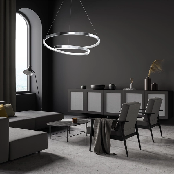 Lampa wisząca LUCERO, ML7949, chrom, 48W LED, barwa neutralna 4000K