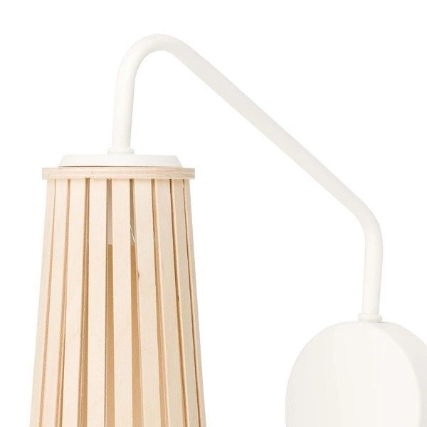 Kinkiet sklejka DOVER I white wys. 39cm | biały 9261