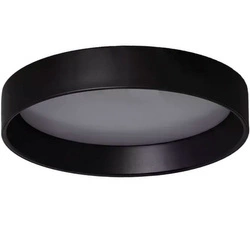 Plafon LED 21W Okrągły Czarny 3 Barwy Świecenia CCT 45Cm Abruzzo Nero