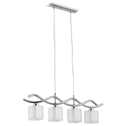 Lampa wisząca zwis ILLUSION chrom/transparentny szer. 73cm