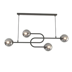 Lampa sufitowa Emibig ATRIA 4 BL GRAFIT 1384/4