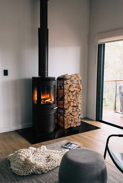 Duży stojak na drewno KS-12 WOOD L - KAJA HOME