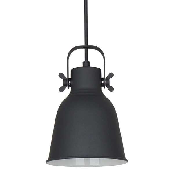 Lampa wisząca Lavare śr. 16cm E27 | czarny/biały