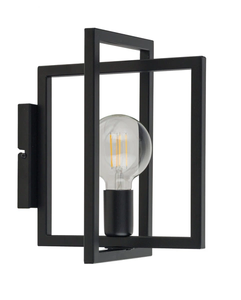 Nowoczesna lampa ścienna EDEN E27 60W wys. 31cm | czarny
