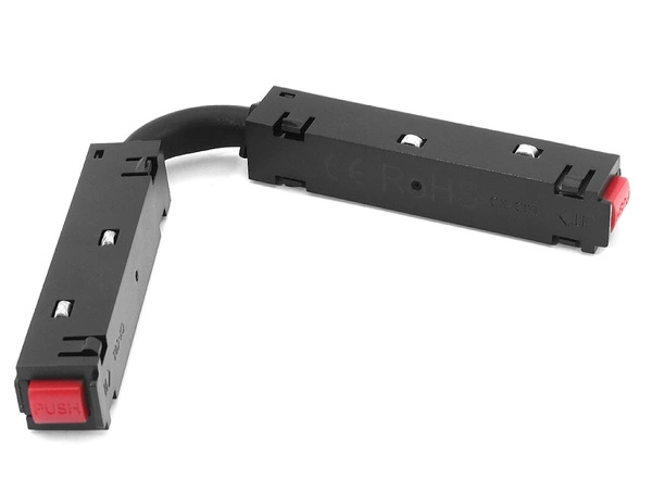 Łącznik prosty do szyn magnetycznych 48V | czarny