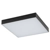 Plafon LID SQUARE LED 30cm 50W barwa ciepła 3000K | czarny 10427