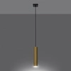 Lampa Wisząca LAGOS 1 złoty połysk
