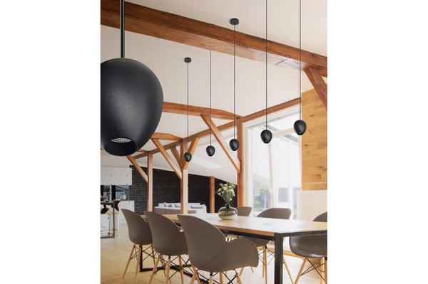 Azzardo OVUM 1 PENDANT DOWNLIGHT BLACK 3096