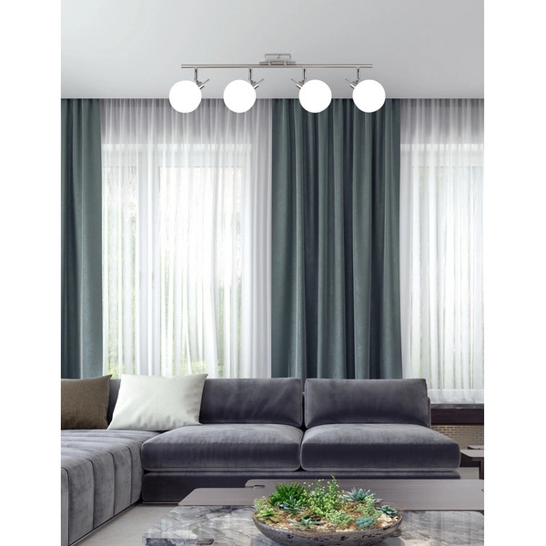 Lampa sufitowa GHOST, satynowy/biały, 4x40W G9